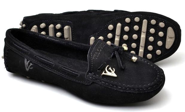 sapato mocassim feminino preto