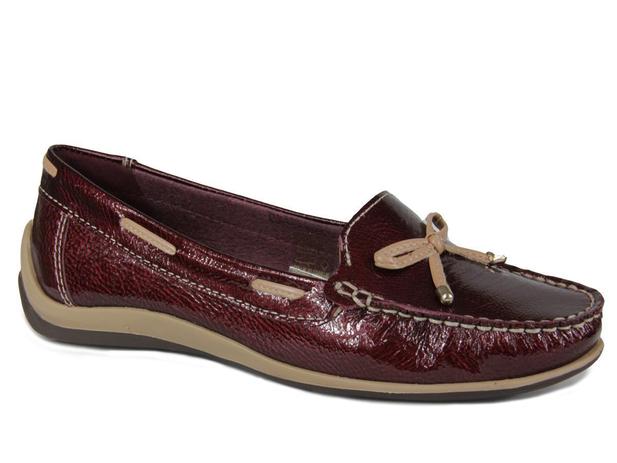 mocassim feminino verniz