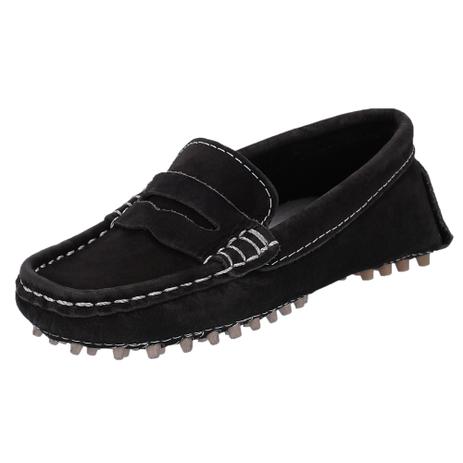 Sapato Mocassim Infantil Masculino Couro Selten Preto Menor preço em Sapato Mocassim Infantil Masculino Couro Selten Preto