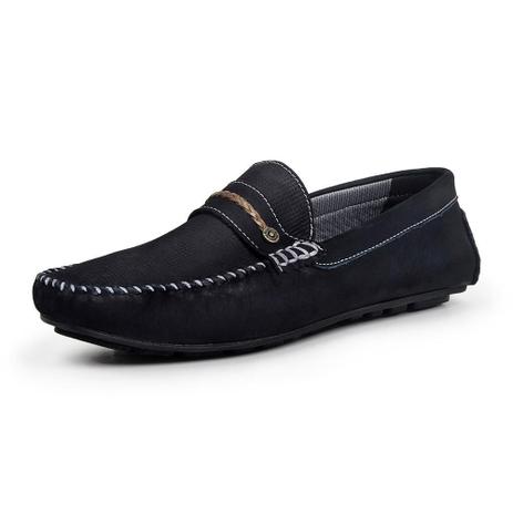 Sapato Mocassim Masculino Calprado Casual em Couro - Mocassim Masculino -  Magazine Luiza