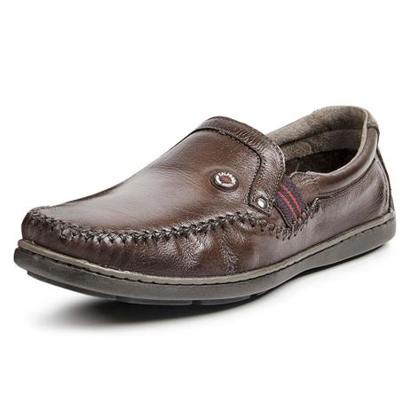 sapatos mocassim de couro masculino