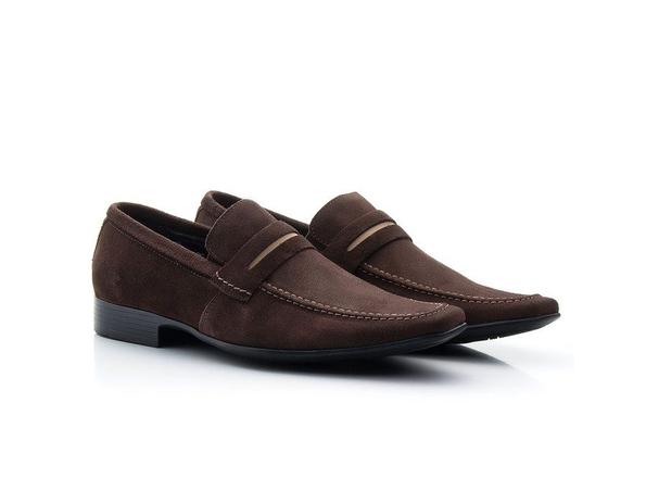 Sapato Mocassim Masculino Camurca Café 462 - Bigioni - Mocassim Masculino -  Magazine Luiza