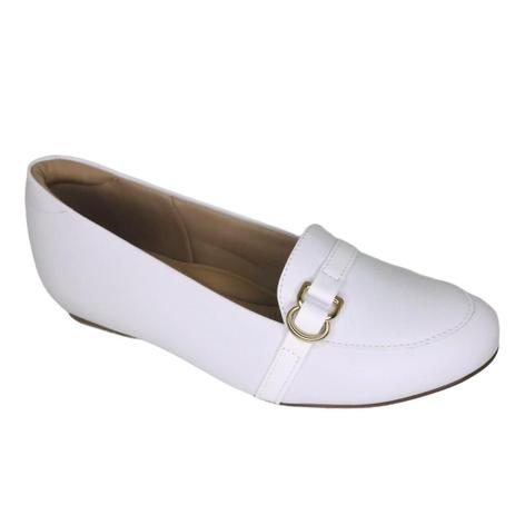 Sapato mocassim modare fem 7353.109 branco - Moda Feminina - Magazine Luiza