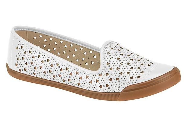 sapato branco moleca