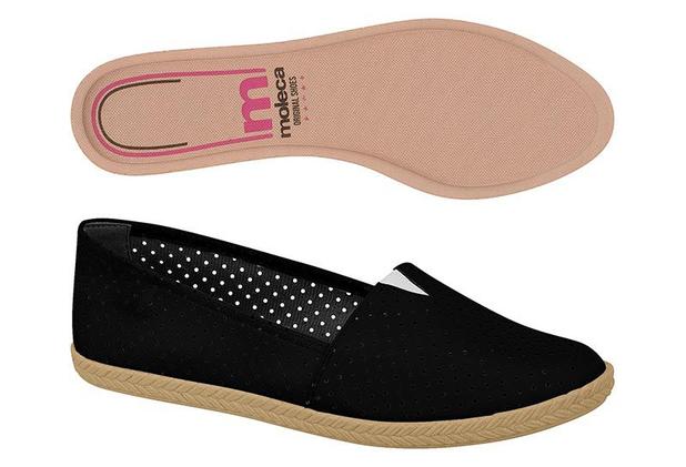 sapato da moleca preto