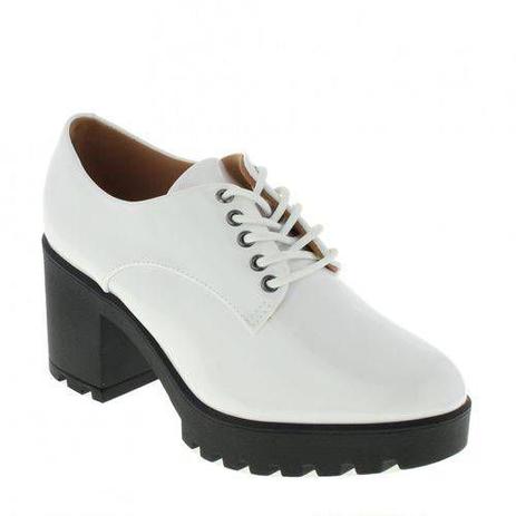 sapato branco feminino vizzano