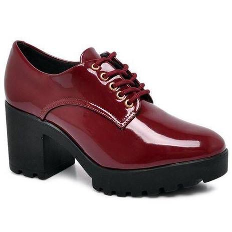 sapato oxford vinho