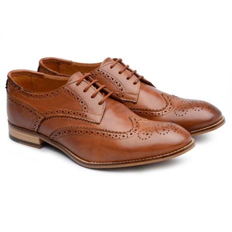 Sapato Oxford Jacometti Derby Couro Feminino Bico Redondo - Oxford Feminino  - Magazine Luiza