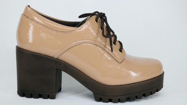 sapato oxford bege