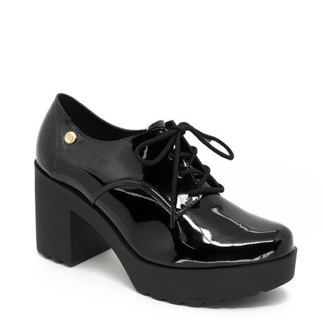 sapato preto oxford feminino