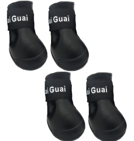 Sapato para Cachorro de Silicone Preto - Tam. G - Peso indicado de 4,5 a 6,5Kg - Kit com 4 pç. - Pet Lider é boa?