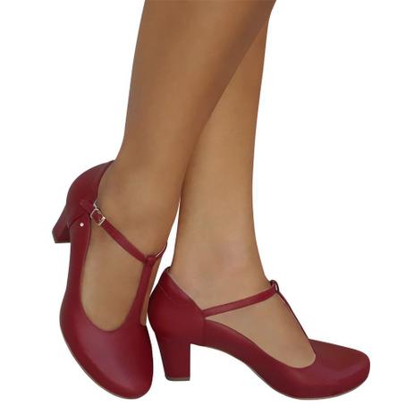 Sapato para Dança de Salão Boneca Vermelho Duani - Calçados Femininos -  Magazine Luiza