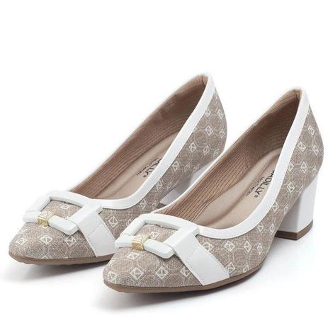 sapato bicolor feminino