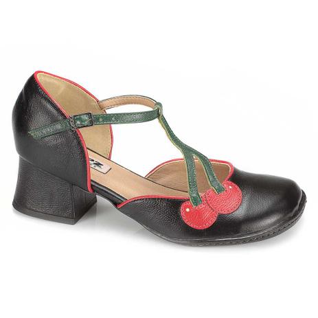 Sapato Retrô em couro Cherry - ZPZ SHOES - Calçados Femininos - Magazine  Luiza