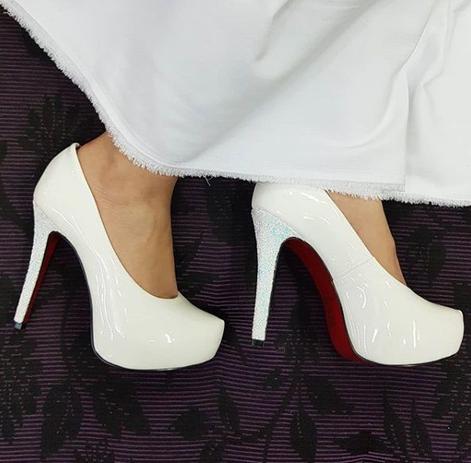 Sapato Salto Alto Branco Noiva Numeração Especial Dom\u0026Amazona Cd55 -  Scarpin Feminino - Magazine Luiza