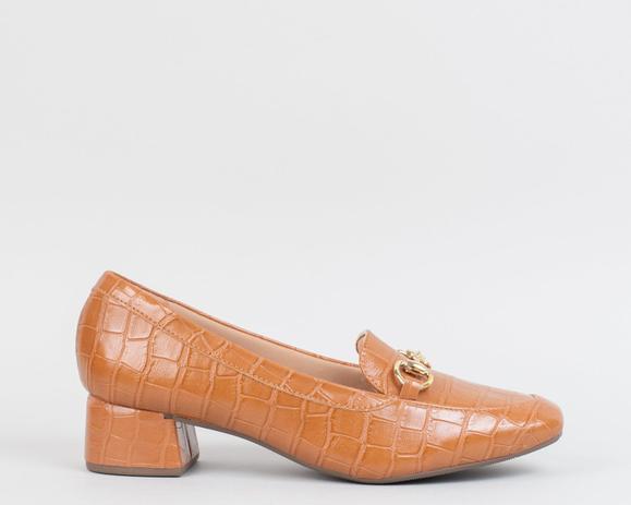 Sapato Salto Bloco 4cm Croco Sintético Whisky CBK - CHIBINSKI - Outros Moda  e Acessórios - Magazine Luiza