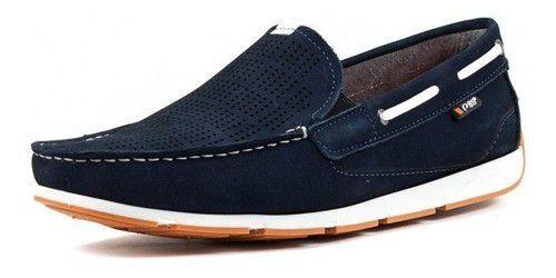 Sapato Sapatilha Mocassim Pegada Couro 140851 Azul Marinho - Mocassim  Masculino - Magazine Luiza