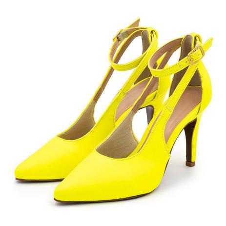 sapato scarpin aberto
