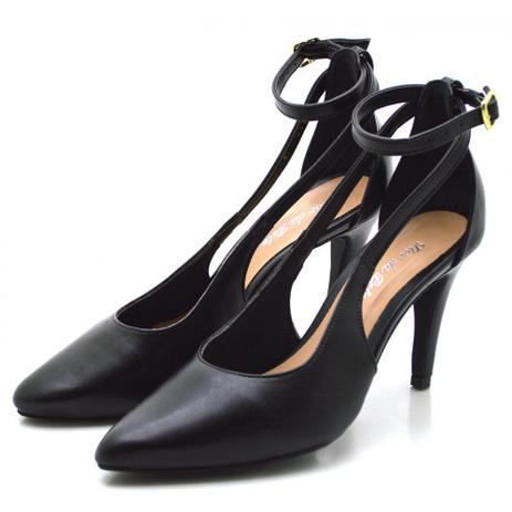 sapato scarpin aberto