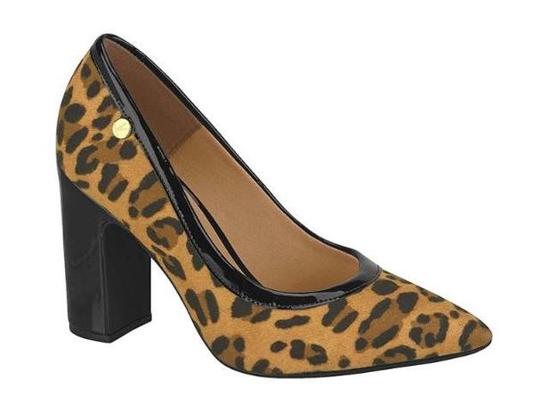 sapato feminino animal print