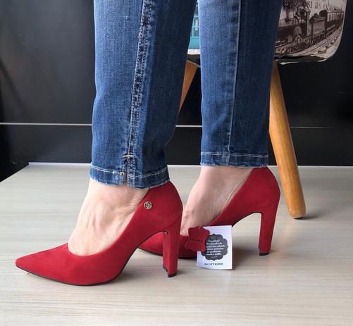 sapato salto grosso bottero