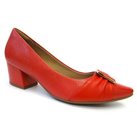 scarpin piccadilly vermelho