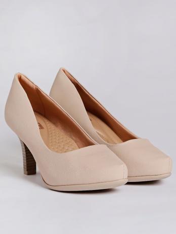 Sapato Scarpin Feminino Bege - Comfortflex - Scarpin Feminino - Magazine  Luiza