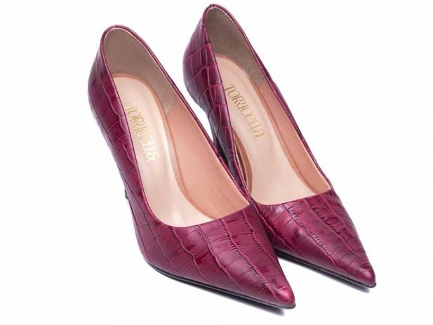 sapato scarpin vermelho