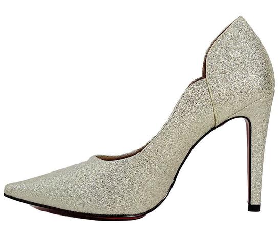 Sapato Scarpin Feminino Salto Alto Dourado Ouro Dom Amazona C 31 - DOM \u0026  AMAZONA - Scarpin Feminino - Magazine Luiza