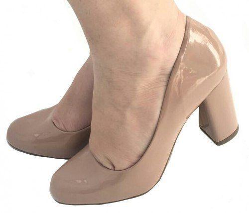 sapatos bico redondo