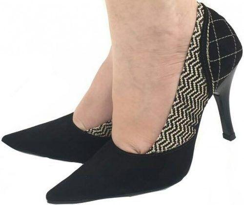 scarpin bico fino preto