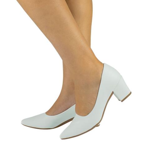 Sapato scarpin tipo enfermeira sintético branco salto grosso confortável -  SACOLÃO DOS CALÇADOS - Scarpin Feminino - Magazine Luiza