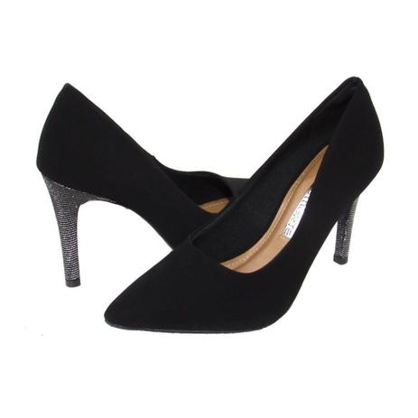 scarpin via marte preto verniz