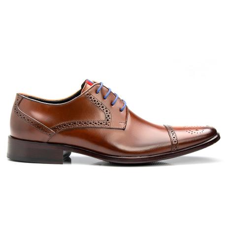 sapato social cor whisky