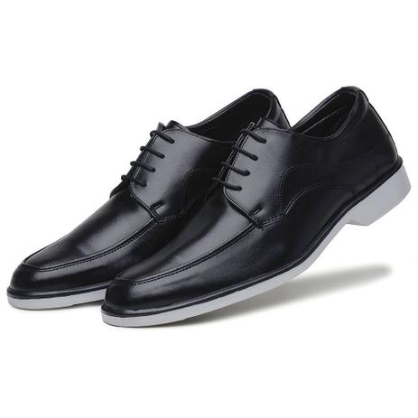 Sapato Social Casual com Cadarço Neway Masculino Preto - Sapato Social  Masculino - Magazine Luiza