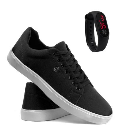 Sapato Social Casual Masculino original + relogio preto 41 - Touro Boots -  Kit Masculino - Magazine Luiza