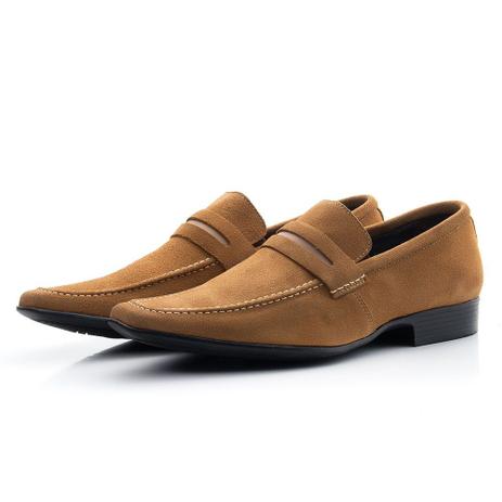 sapato social masculino caramelo