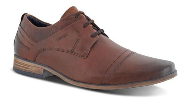 Sapato Masculino Casual Ferracini Derby Couro 6065 Preto. | Zariff