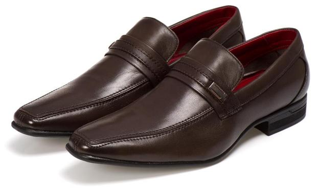 calçados em couro masculino