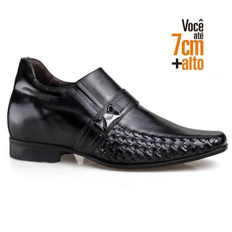 Sapato Social Couro Rafarillo Masculino Salto 7cm Conforto - Sapato Social  Masculino - Magazine Luiza