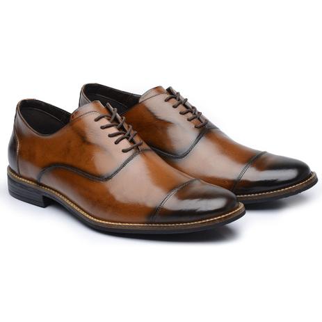Sapato Social Couro Stefanello York Caramelo - AVALON - Sapato Social  Masculino - Magazine Luiza