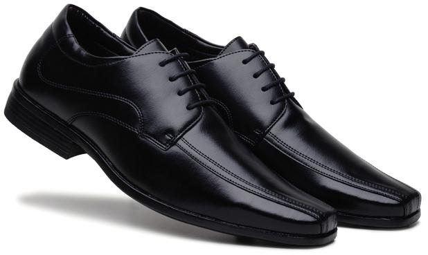 Sapato Social de Amarrar Masculino Super Conforto Ref 50.100 - Preto, 42 -  Bertelli - Sapato Social Masculino - Magazine Luiza