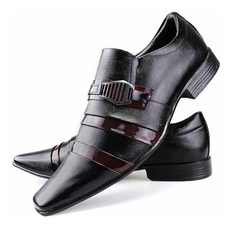 sapatos masculinos envernizados