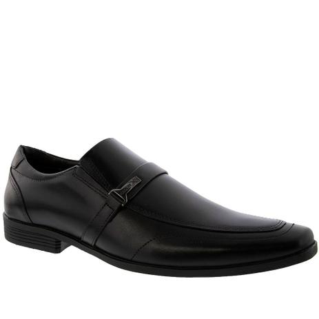 Sapato Social Ferracini Comfort Pespontos Couro Preto - Sapato Social  Masculino - Magazine Luiza