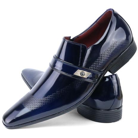 Sapato Social Gofer Masculino Azul - Sapato Social Masculino - Magazine  Luiza