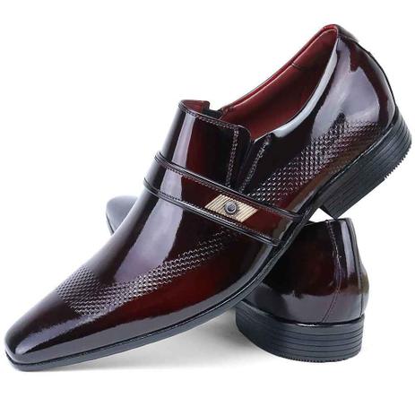 Sapato Social Gofer Masculino Vermelho - Sapato Social Masculino - Magazine  Luiza