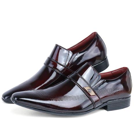 Sapato Social Gofer Masculino Vermelho - Sapato Social Masculino - Magazine  Luiza