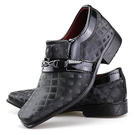 Sapato Social Infantil Masculino Ferrile Sport em Couro Preto em Promoção |  Ofertas na Americanas