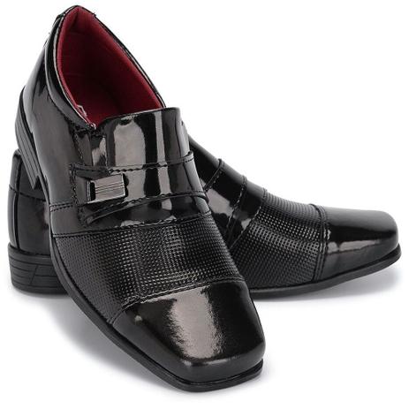 sapato preto social infantil