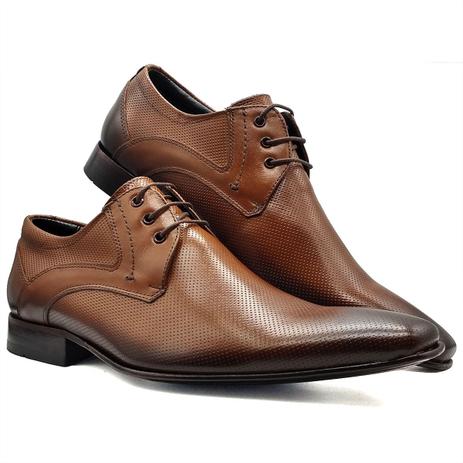 Sapato Social Italiano Masculino Bico Fino Sola De Couro MOD 379 - BIGIONI  - Sapato Social Masculino - Magazine Luiza